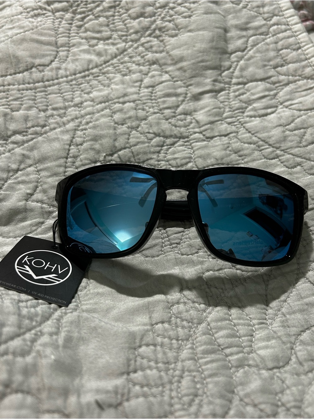 Men’s Kohv Polarized Blue Lens Sunglasses